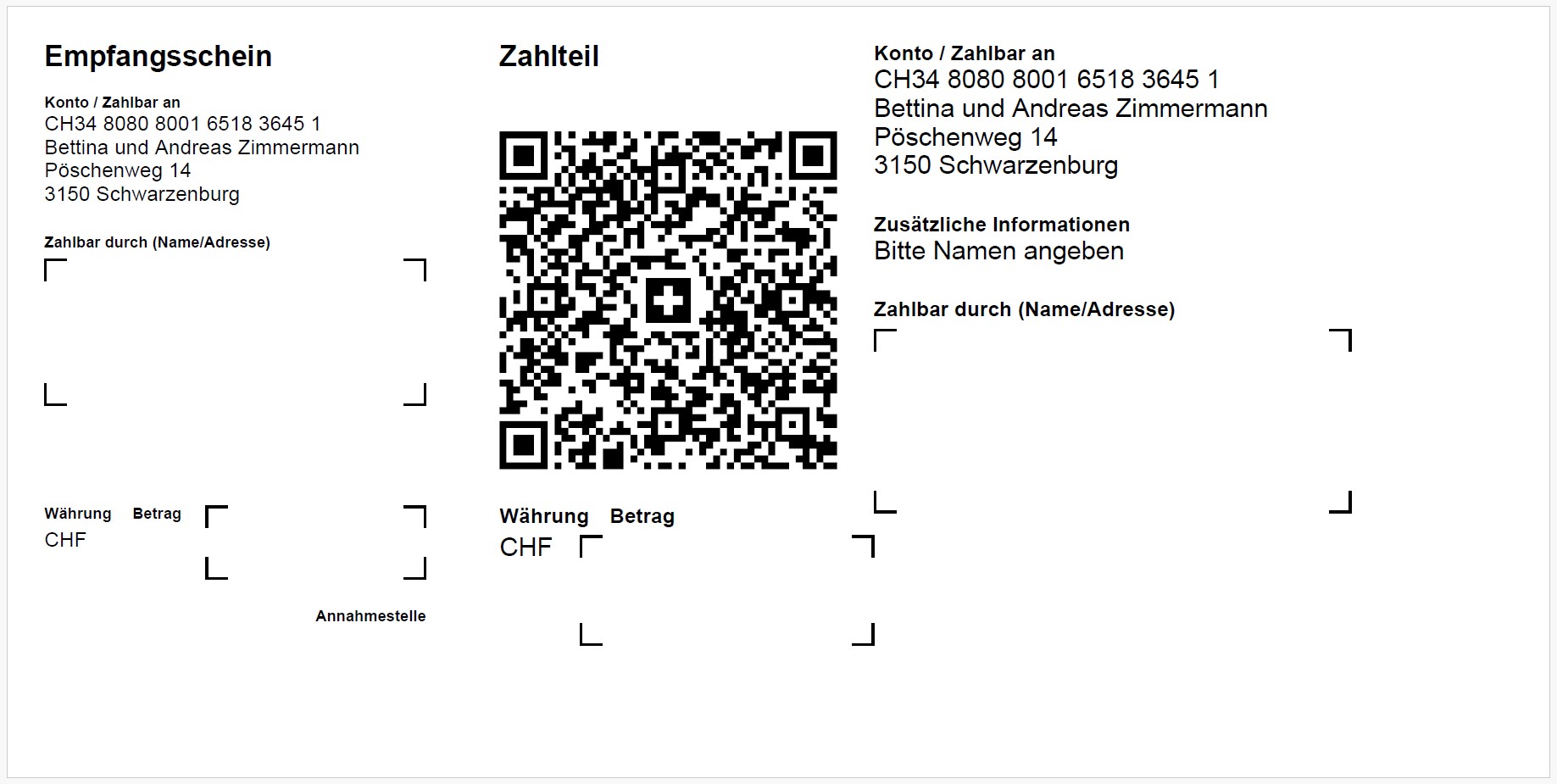 Einzahlungsschein